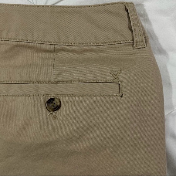 American Eagle Artist Stretch Khaki Pants Women’s 14 Bootcut Chino 30” Inseam - Picture 5 of 6